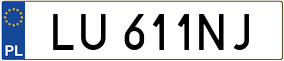 Truck License Plate